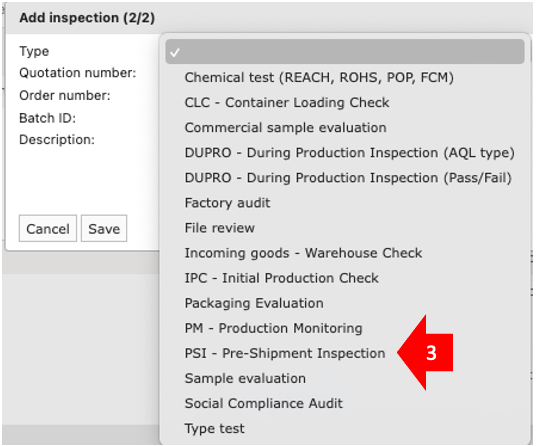 select inspection